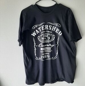 Watershed 2019 music and camping double sided graphic